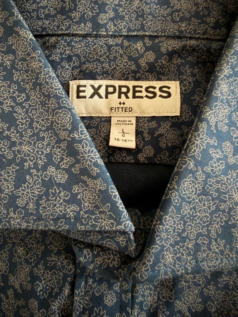 Express Men's Black Dress Shirt Plaid & Patterned Collared shirts bundle - Picture 6 of 9